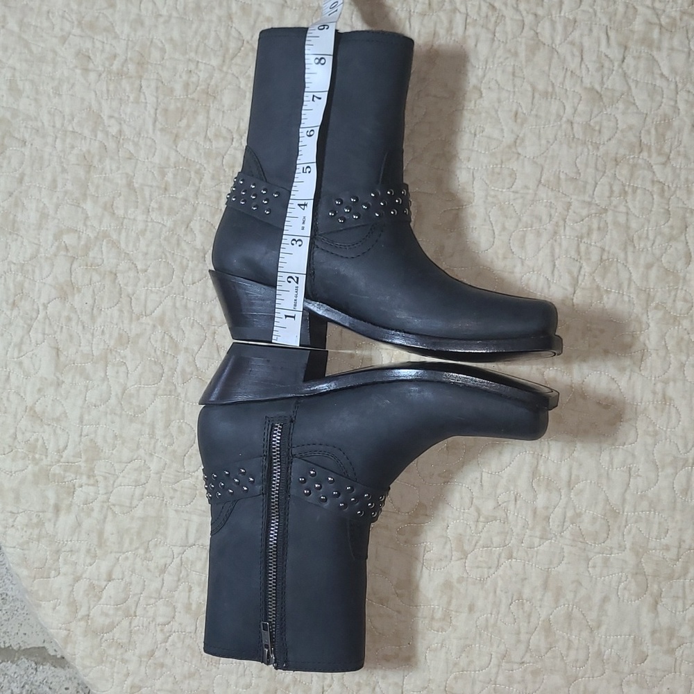 Cleo+wolf Harness Western Boots Size 7 - Picture 3 of 7